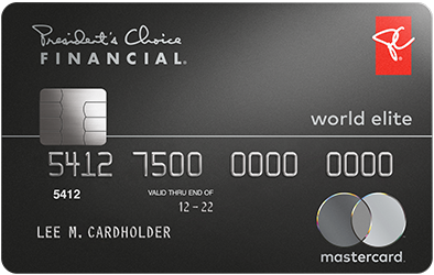 PC Insiders World Elite Mastercard